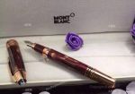 Fake Mont blanc JFK Special Edition Red & Rose Gold Fountain Pen